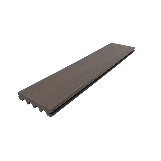 Elevate Multi-Chromatic Riverbank 1″ x 5.4″ x 12 ft. Grooved Composite Deck Board - Go Build, The Fastest Way To Build